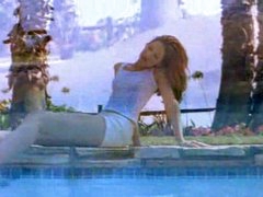 Cute girl sucks shlong in the pool