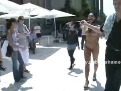 Busty hawt babe with slim body and sexy ass abused and used in wicked public sex with deepthroat