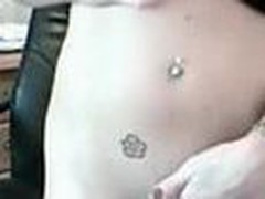 A beautiful young woman is trying out her new wecam and decides to show off her body and some sexy clothing while tesing it out