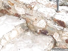 Chantal Ferrera is a sexy dark brown playgirl who just accepted the offer of having sex in public place. And the man wanted to enslave the whole moment! Well, this floozy receive started engulfing his cock in some park in broad daylight! Let's watch how she gets fucked there!